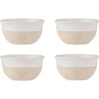 Mason Cash Rustic Charm, Herz Set aus vier kleinen Schalen