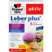 Queisser Pharma & Co. KG Doppelherz Leber plus, 80 St KAP