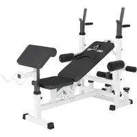 Gorilla Sports 100115-00022-0001, 280 kg, Schwarz, Weiß