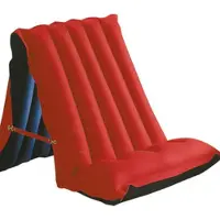 Happy People 78032 Sitz- Liegematratze 175 x 54 cm Wasser-Luftmatratze rot blau