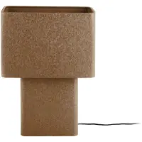 Leitmotiv - Tischleuchte Boaz Recto - Mokka - 31x18x42cm Tischlampe - Nachttischlampe, Wohnzimmer, Schlafzimmer