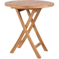 Mr. Deko Teakholz Klapptisch - bene living - Sutton rund Ø 70 cm