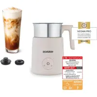 Severin SM3589, Automatic milk frother/warmer, Beige, Edelstahl, Edelstahl, 400 ml, Berührung, 0,7 m