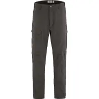 Fjall Raven - Wanderhose &ndash; Herren &ndash; Travellers MT Zip-Off - Travellers MT Zip-off Trs M Dark Grey für Herren - Größe S/M - Grau