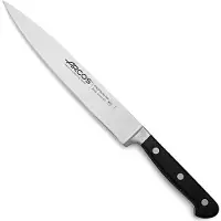 Arcos Tranchiermesser Serie Opera, geschmiedete Edelstahlklinge NITRUM, 21 cm lang, Griff aus Polyoxymethylen (POM)