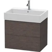 Duravit Waschtischunterbau L-CUBE 544x684x459mm eiche dunkel gebürstet