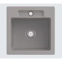 Villeroy & Boch Keramikspüle 334501KD, Siluet 50 S Einbauspüle - inkl.