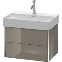Duravit WT-Unterbau XSQUARE COMPACT 397x584x390mm flannel grey hochglanz