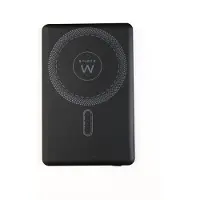 Ewent EW1160, 5000 mAh, Lithium Polymer (LiPo), Kabelloses Aufladen, 22,5 W, Schwarz