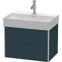 Duravit WT-Unterbau XSQUARE COMPACT 397x584x390mm nachtblau seidenmatt