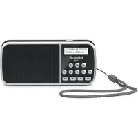 Technisat VIOLA 3 | portables DAB+ Radio mit LED Taschenlampenfunktion | schwarz