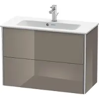 Duravit WT-Unterbau XSQUARE COMPACT 560x810x388mm flannel grey hochglanz