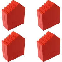 Euroline rutschsicherer Leiternfuß 60x22mm 4er-Set