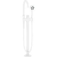 Hansgrohe AXOR One Einhebel-Wannenmischer freistehend, Ausladung 220mm, 48440700, Farbe: Weiß Matt