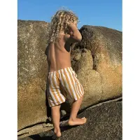 Swim Essentials Badehose, Flow Yellow/White, 122-128