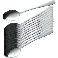 Esmeyer Sylvia Menülöffel 12er Pack, Edelstahl 18/0 poliert, 19,6 cm Länge