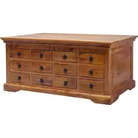 MASSIVMOEBEL24.DE MASSIVMOEBEL24 Couchtisch Akazie 120x70x54 honig lackiert OXFORD #0322