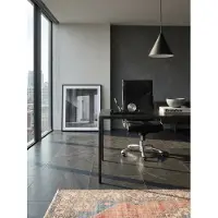 KADIMA DESIGN Bürostuhl BIGBOSS Bezug Kunstleder Schwarz Schreibtischstuhl bis 150 kg, XXL Design Chefsessel höhenverstellbar, Drehstuhl ergonomisch mit Armlehnen & hoher Rückenlehne, Wippfunktion