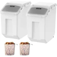 Vevor Mottensichere Vorratsdosen Aufbewahrungsbox Küche 15 L x 2