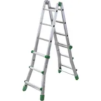 Facal Teleskopleiter Euro Briko S600 2x3+2x4 Sprossen