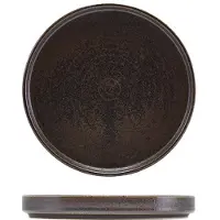 Genware Cinder Schwarz Präsentationsteller Niedrig 21cm Terra