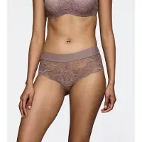 Triumph Panty "Body Make-Up Illusion Lace" florale Stretch-Spitze, glatter Bund, Mikrofaser, nahtlos