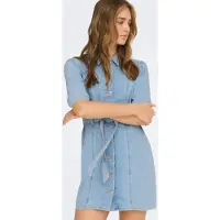ONLY Jeanskleid "ONLVIBBE SS BELT DNM DRESS AKM" Baumwollmischung, regular fit