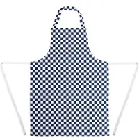 Gastronoble Whites Chefs Clothing Whites Latzschürze blau weiß kariert