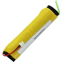 AccuCell Batterie 6 Volt mit 2 Stück BR-2/3A, mit Kabel und Stecker