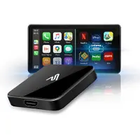 AutoSky CarPlay- und Android Auto TV-Adapter mit Android-System, kabellos, Google Play, Streaming, Plug-and-Play