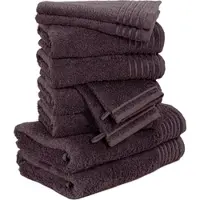 Möve Handtuchset New Classic 10-TLG in graphite | Gr.: onesize