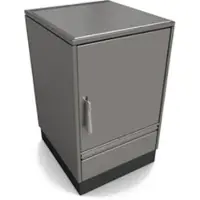 Glutos Küchenherd HH 02 G | metallic| Scharnier rechts | 5,5 kW