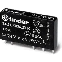 Finder Steck-/Printrelais 5VDC 6A Serie 34