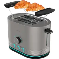 Cecotec 03285, 2 Scheibe(n), Edelstahl, Edelstahl, Drehregler, Tasten, 1400 W