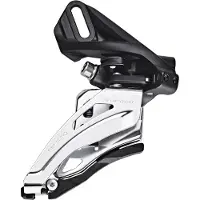 Shimano Side Swing Front Derailleur 2x9s Alivio D-type Mount Front Derailleur Silber 2 x 9s