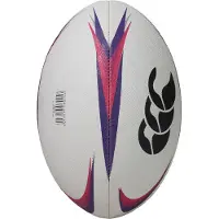 Canterbury - "Mentre" Rugby-Ball (Weiß/Veilchen)