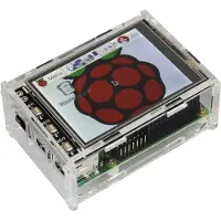 Raspberry Pi Computergehäuse - Acryl, Glas - Transparent - 8,1 cm (3,2 Zoll) Display - Touchscreen