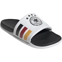 Adidas Badeschuhe Adilette Comfort 2.0 Germany Slides weiss/schwarz - 1 Paar