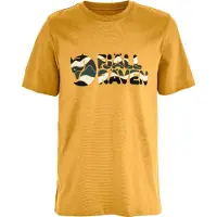Fjällräven Multicolor Logo T-Shirt in gelb, Größe M