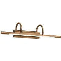 TRIO Leuchten - Klassisch I Antik Vintage längliche Wandleuchte antikbronze inkl. LED - Cuadro I Wohnzimmer I Schlafzimmer - Metall Länglich - I (nicht austauschbare) LED