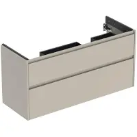 Geberit Renova Plan Unterschrank für Doppelwaschtisch, mit 2 Schubladen, 124,5x60,6x44,6cm, 504.033.DB.1