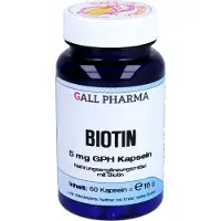 Hecht Pharma GmbH Geschäftsbereich Handelsware Biotin 5 mg GPH Kapseln 60 St