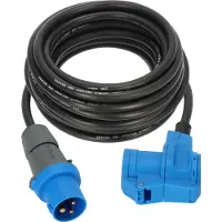 Brennenstuhl 1168650510 Strom Verlängerungskabel Blau, Schwarz 10 m H07RN-F 3G