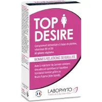 LABOPHYTO SAS Topdesire (60 Kapseln) - für intensivere Lust und Befriedigung - natürliches Nahrungsergänzungsmittel zur Steigerung der sexuellen Erregung