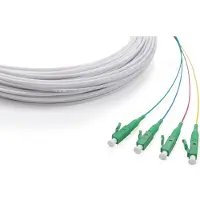 Digitus FTTH Drop Kabel, Singlemode, 4 Fasern, 4 LC/APC, 50 m