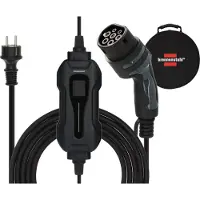 Brennenstuhl Tragbares EV Ladegert Typ 2 Schutzkontakt 2,3KW mit 8m Kabel