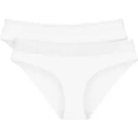 Triumph Tai-Slip "Feel of Modal", Damen, Gr. XS, weiß, Single Jersey, Obermaterial: 87% Modal, 13% Elasthan, unifarben, körpernah, Unterhosen Tai-Slip, seidig-weich, Spitzenbund