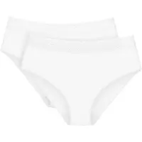 Triumph Midislip "Feel of Modal", Damen, Gr. L, Single Jersey, weiß, Single Jersey, Obermaterial: 87% Modal, 13% Elasthan, Unterhosen Midislip, sehr weich, elastischer Bund mit Spitze, leicht