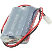 Maxell Batterie 2CR17450 mit Kabel und Stecker