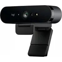 Logitech Brio 4K-Webcam for Business, biometrische Anmeldung mit Windows Hello, automatische Beleuchtungskorrektur, Geräuschunterdrückung, funktioniert Microsoft Teams, Google Meet, PC/Mac - Graphit